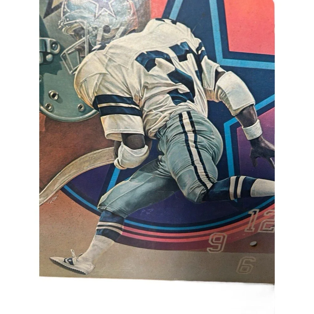 1979 DALLAS COWBOYS  NFL  WALL CLOCK  LAFAYETTE   TONY DORSETT #33